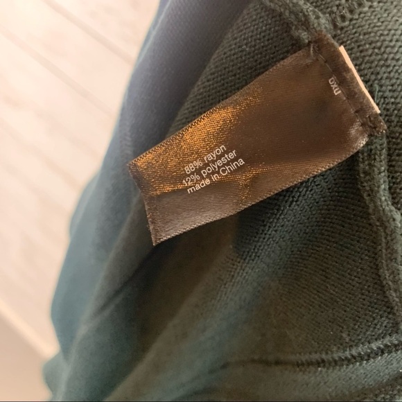 Lane Bryant Green Knit Ribbed Sheath Work Wedding Guest Dress Size 26/28 - Picture 8 of 10